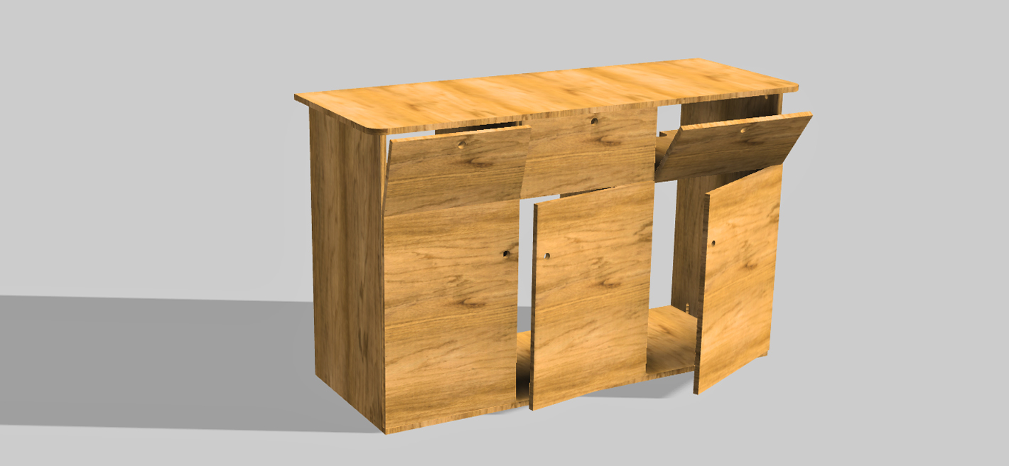 Lit peigne en stratifié